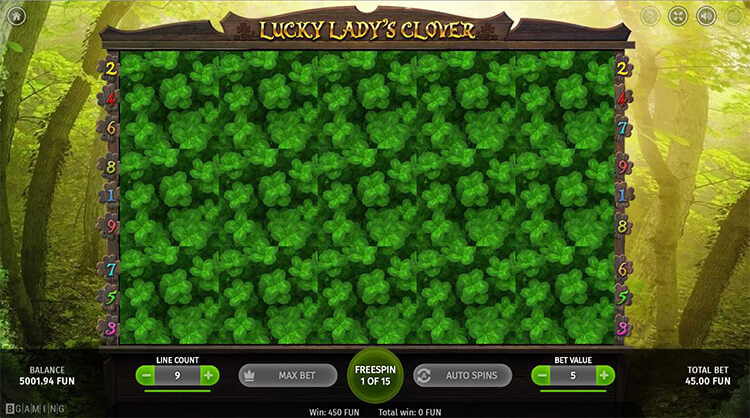 Lucky Lady's Clover フリースピンに突入