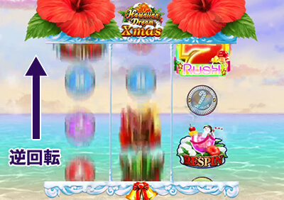 リール逆回転