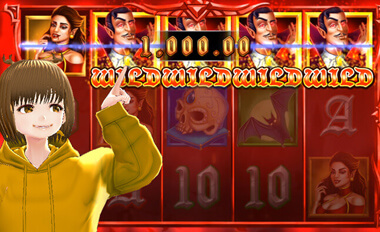 フリースピンで1,000倍配当