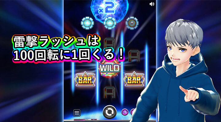 雷撃ライジング演出