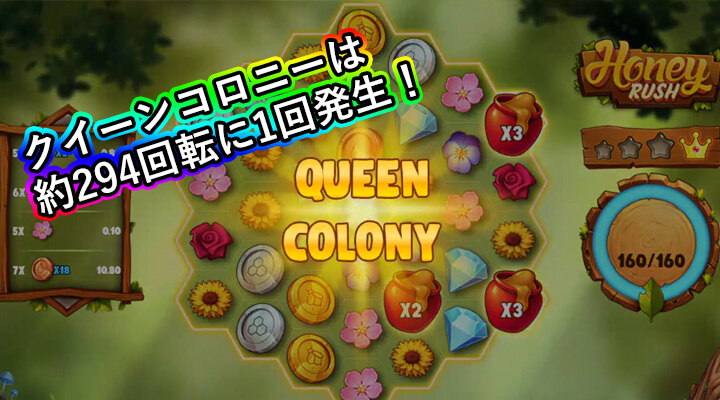 クイーンコロニー出現率