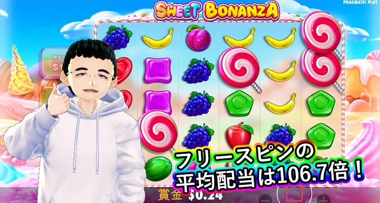 Sweet Bonanzaの平均配当