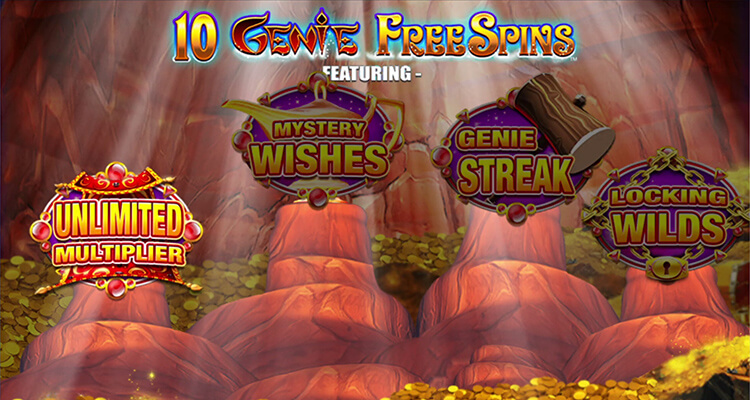 Genie Jackpots Megaways フリースピン選択