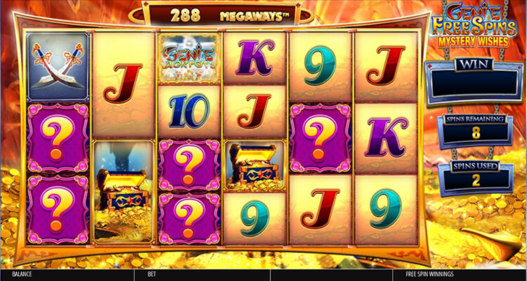 Genie Jackpots Megaways ミステリーウィッシーズ