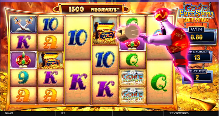 Genie Jackpots Megaways ジーニーストリーク