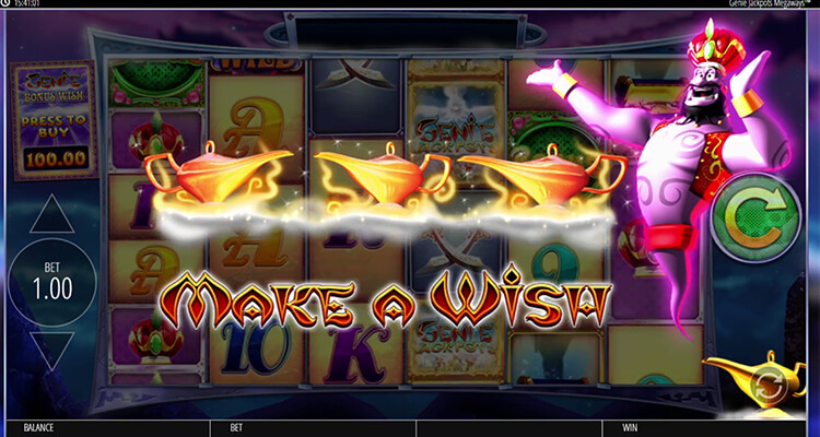 Genie Jackpots Megaways ジーニーパワースピン