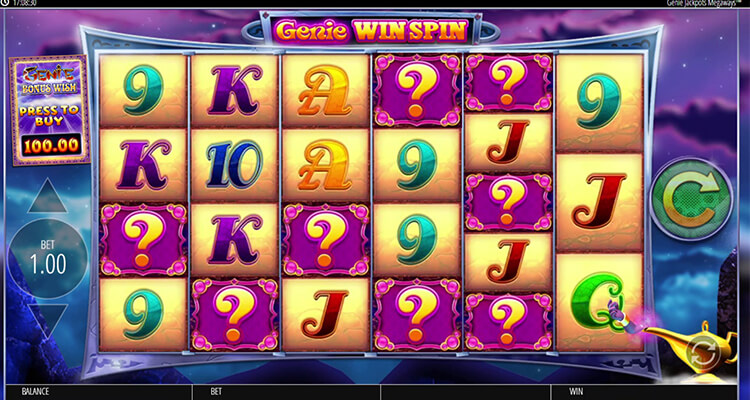 Genie Jackpots Megaways ジーニーウィンスピン