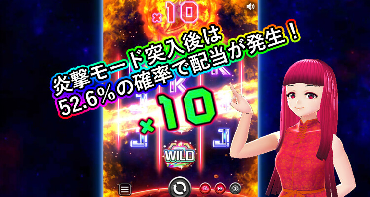炎撃モード配当発生確率