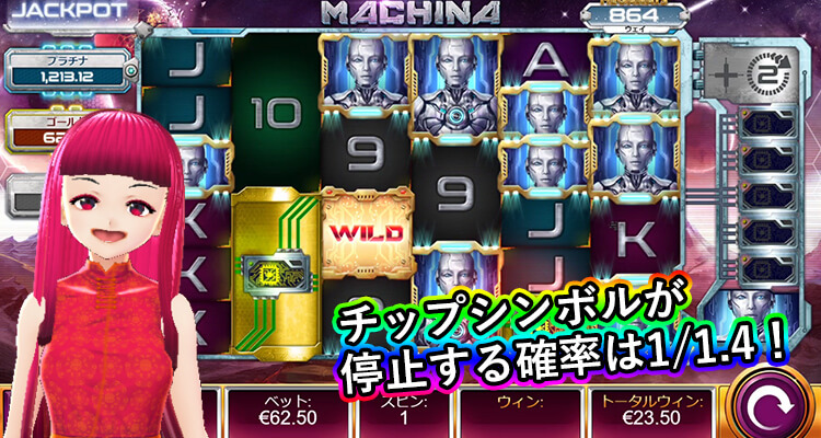 Machina チップシンボル出現確率