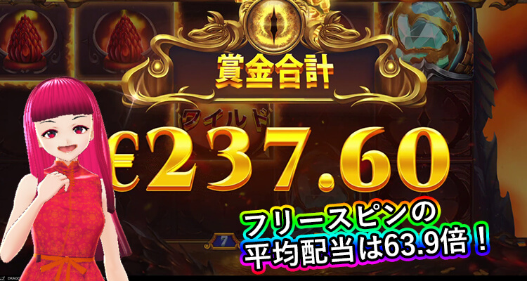 Dragon's Fire Infinireels 平均配当