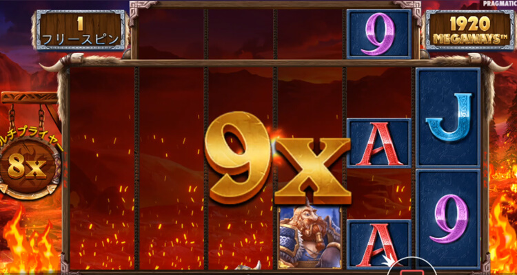Power of Thor Megawaysフリースピン