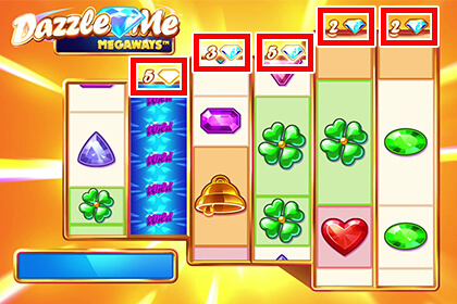 Dazzle Me Megawaysの見どころ