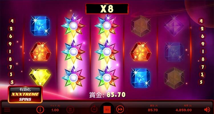 Starburst XXXtreme 再度ワイルド停止でリスピン継続！マルチプライヤー追加でBIG WINの好機！