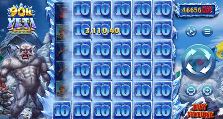 90k Yeti Gigablox通常演出