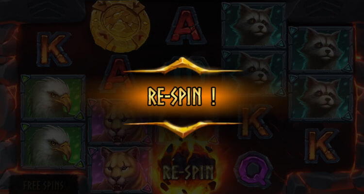 Beasts of Fire フリースピン演出