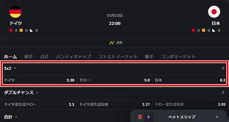 1x2（ワンバイツー）
