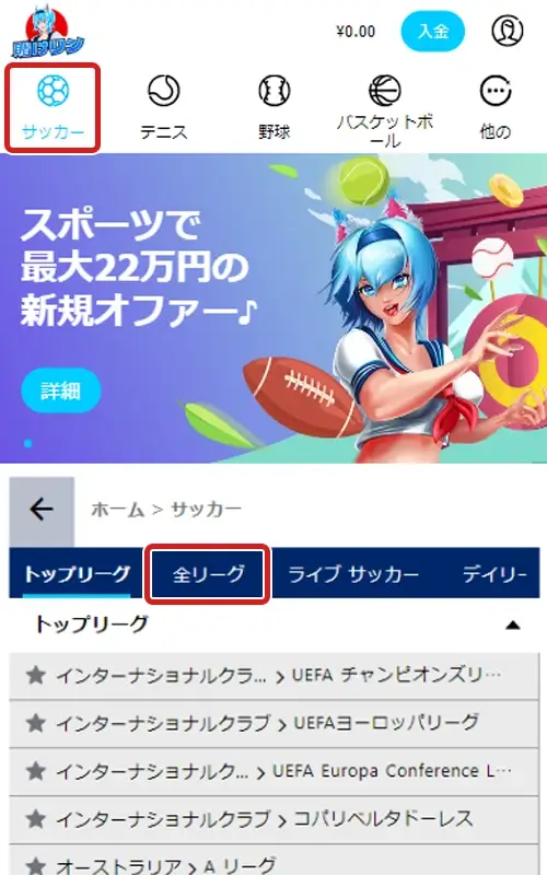 賭けリンスポーツベット方法