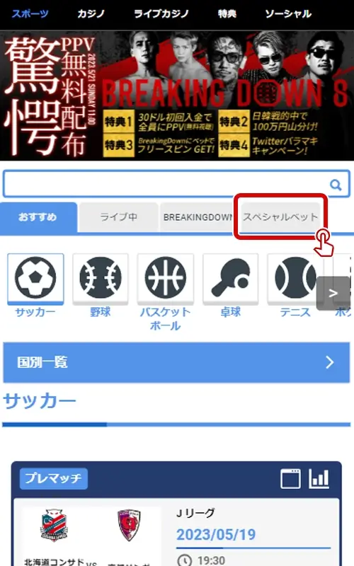 BeeBetスペシャルベット方法