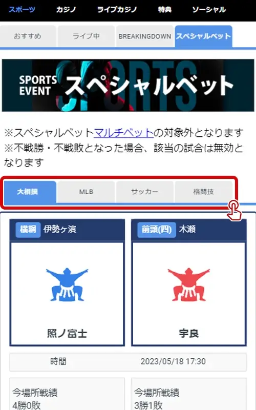 BeeBetスペシャルベット方法