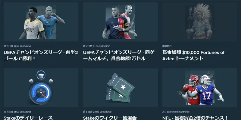 多彩なプロモーションやトーナメントを実施