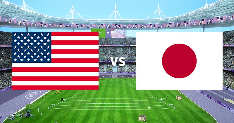 予選ラウンド1試合目　アメリカ vs 日本