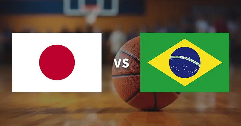 予選ラウンド3試合目　日本 vs ブラジル