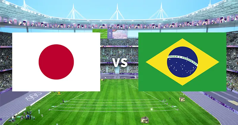 予選ラウンド3試合目　日本 vs ブラジル